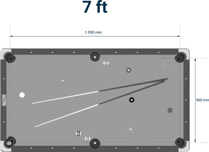 Actual product image Automaten Hoffmann Billiard table Galant Black Edition