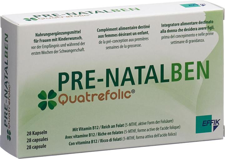 Produktbild Natalben Quatrefolic (28 Stück, Kapseln, 28 g)
