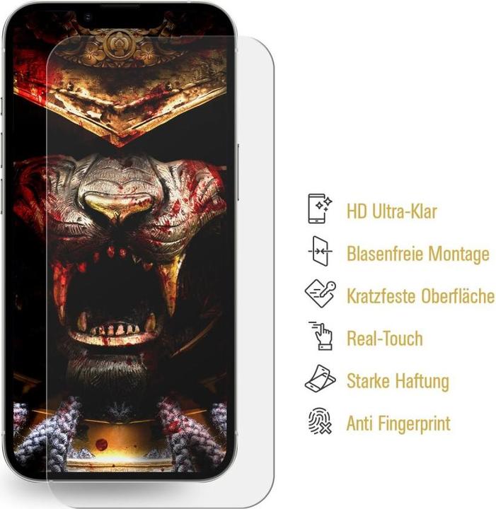 Produktbild Protectorking 4x 9H Panzerglas flexibel HD Klar (4 Stück, Apple iPhone 14 Plus)