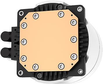 Actual product image Deepcool CASTLE 360EX A-RGB WH Processor All-in-One Liquid Cooler