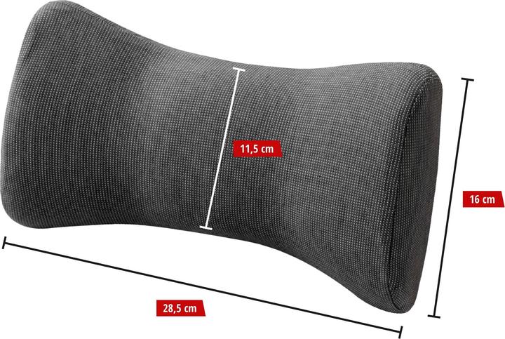 Produktbild Walser Nackenstütze Jill Memory Foam schwarz (Kopf- & Nackenkissen)