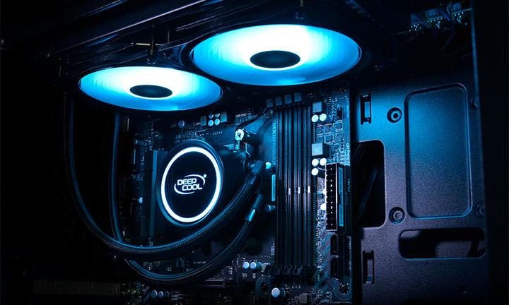 Actual product image Deepcool Gammaxx L120 motherboard all-in-one liquid cooler