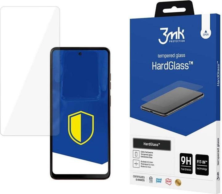 Actual product image 3MK Hard Glass (1 Piece, Motorola Moto G24, Motorola Moto G04, Samsung Galaxy A34 5G)