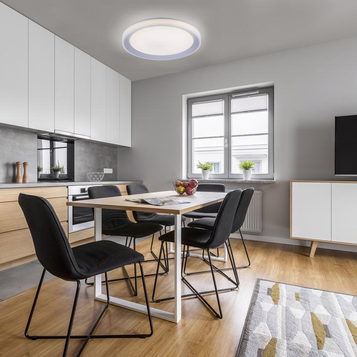 Produktbild Just Light LED Deckenlampe LOLAsmart - Smarthome dimmbar über Fernbedienung, steuerbar per App, CCT, RGB (3600 lm)