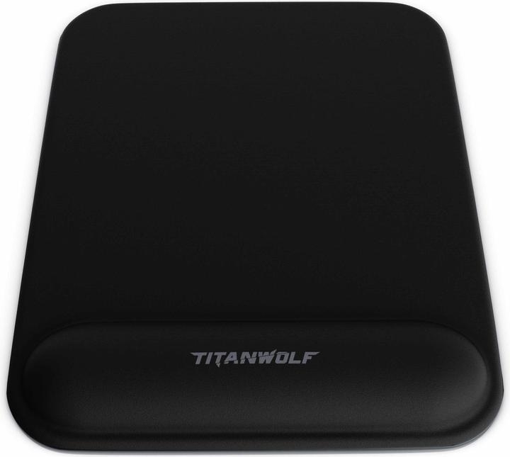 Immagine prodotto Titanwolf Tappetino per mouse, tappetino per mouse da ufficio in gel con cuscinetto / poggiapolsi