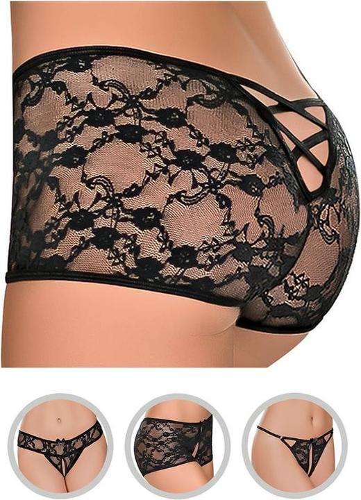 Produktbild Exposed Panty ouvert 3er-Pack (S)