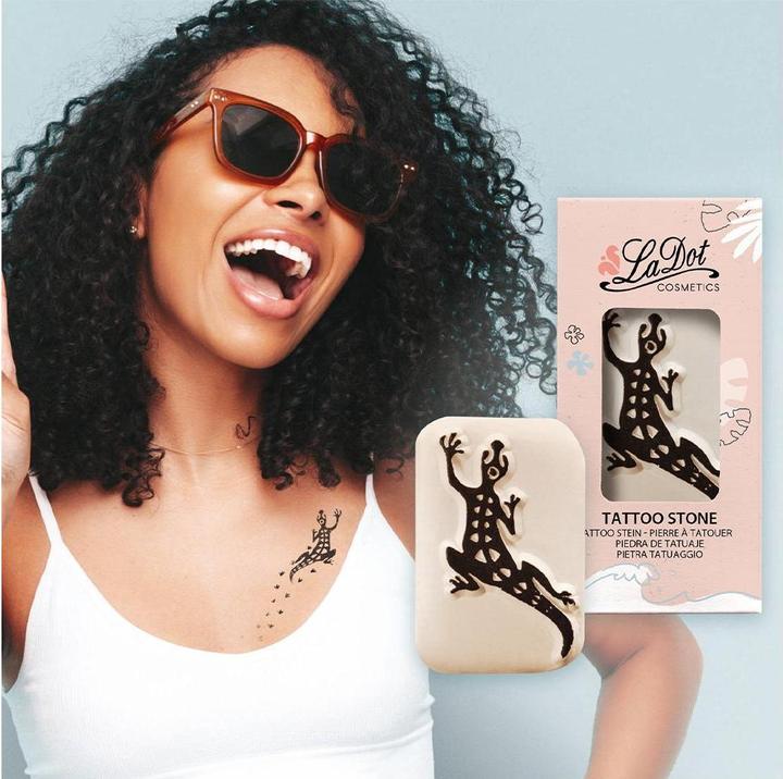 Image du produit La Dot Cosmetics Tampon de tatouage pierre moyenne Geko