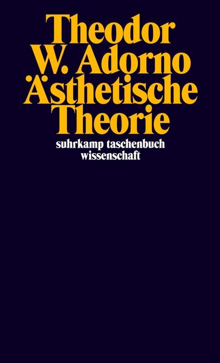 Produktbild Ästhetische Theorie (Deutsch, Theodor W. Adorno, 1973)