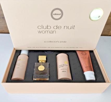 Produktbild Armaf Club De Nuit Women - EDP 30 ml + solid deodorant 75 ml + hand cream 50 ml + hair spray 55 ml (Manicure set)