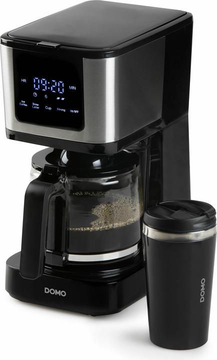 Domo CAFFETTIERA DO733K 1,25L 10 TAZZE TAZZA 400ML COMMANDES TACTILES/ÉCRAN LED FILTRE PERMANENT