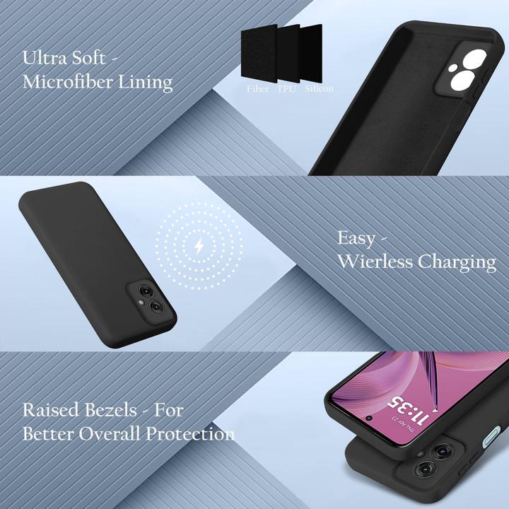Produktbild Cadorabo Hülle für Motorola Moto G55 im Liquid Case Design (Motorola Moto C)