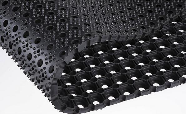 Actual product image kaiserkraft Ring rubber mat (100 x 150 cm)