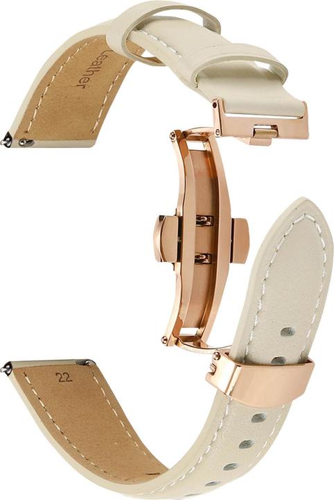 Actual product image Avizar Replacement wristband (22 mm, Leather)