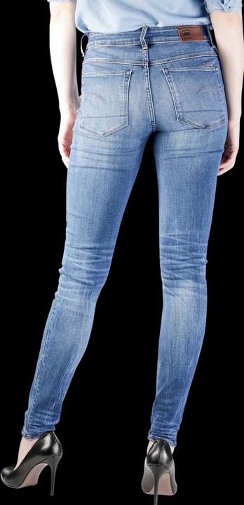 Produktbild G-Star 3301 High Skinny Jeans Superstretch medium indigo (W25/L32)