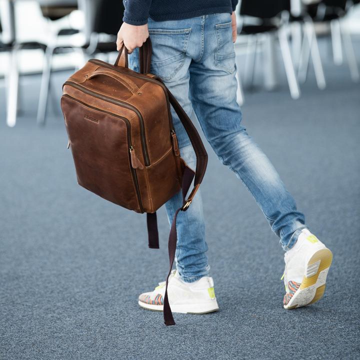 Produktbild Betzold Lehrer-Rucksack Jumba aus Leder (20 l)