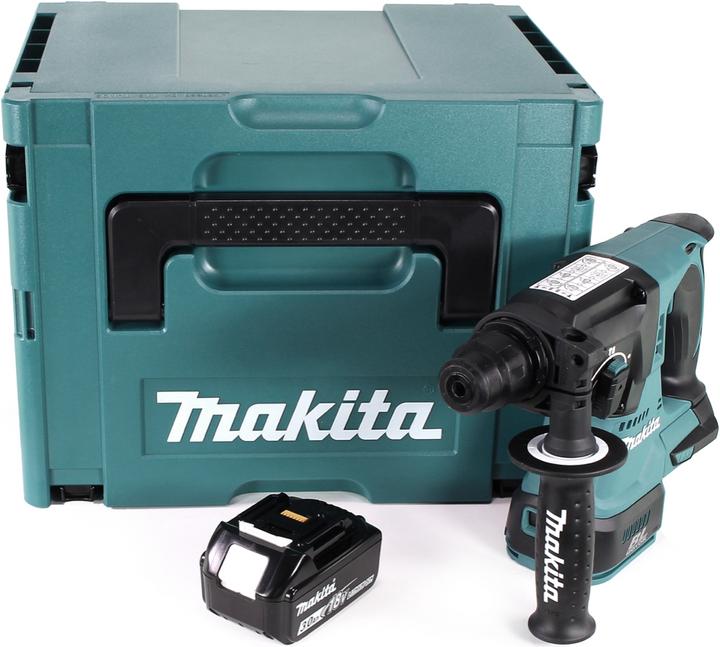 Immagine prodotto Makita DHR 242 F1J Trapano a percussione a batteria 18V 2,0J SDS-plus Brushless + 1x batteria ricaricabile (Batteria ricaricabile)