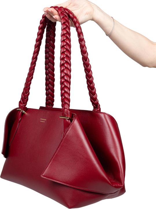 Image du produit Salvatore Ferragamo Ferragamo scarf sh m handbag in calfskin color burgundy