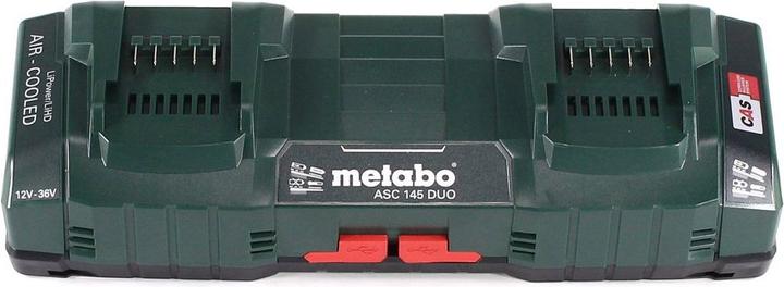 Produktbild Metabo Basis Set 2x Li-Power Akkupack 18 V 4,0 Ah CAS Li-Ion Akku ( 2x 625591000 ) + Doppelladegerät (18 V)