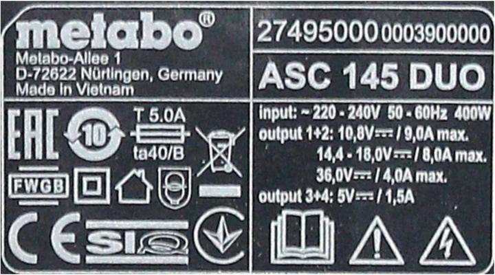Produktbild Metabo Basis Set 2x Li-Power Akkupack 18 V 4,0 Ah CAS Li-Ion Akku ( 2x 625591000 ) + Doppelladegerät (18 V)