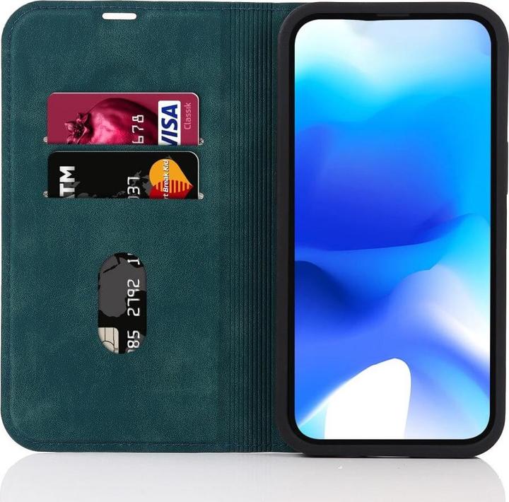 Immagine prodotto Cover-Discount iPhone 15 - Custodia MagSafe Flip RFID blu (Apple iPhone 15)