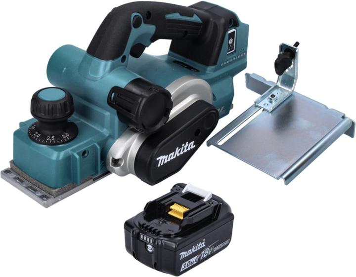 Produktbild Makita DKP 181 F1 Akku Hobel Falzhobel 82 mm 18 V Brushless + 1x Akku 3,0 Ah - ohne Ladegerät