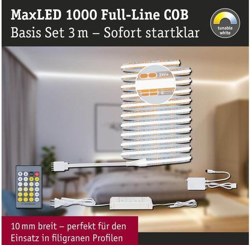 Immagine prodotto Paulmann MaxLED 1000 Set di strisce COB a linea intera (Bianco, 300 cm, Interno)