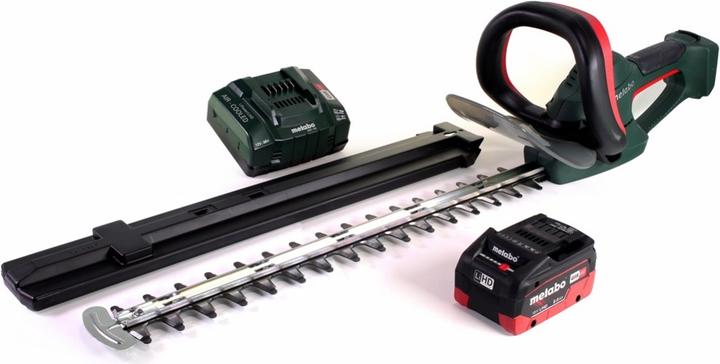Productafbeelding Metabo AHS 18-55 V Accu Heggenschaar 18V 53cm + 1x Accu 8.0Ah + Lader (Draadloze heggenschaar)