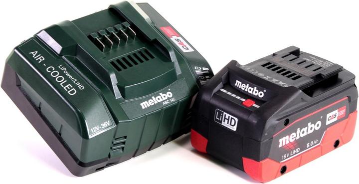 Productafbeelding Metabo AHS 18-55 V Accu Heggenschaar 18V 53cm + 1x Accu 8.0Ah + Lader (Draadloze heggenschaar)