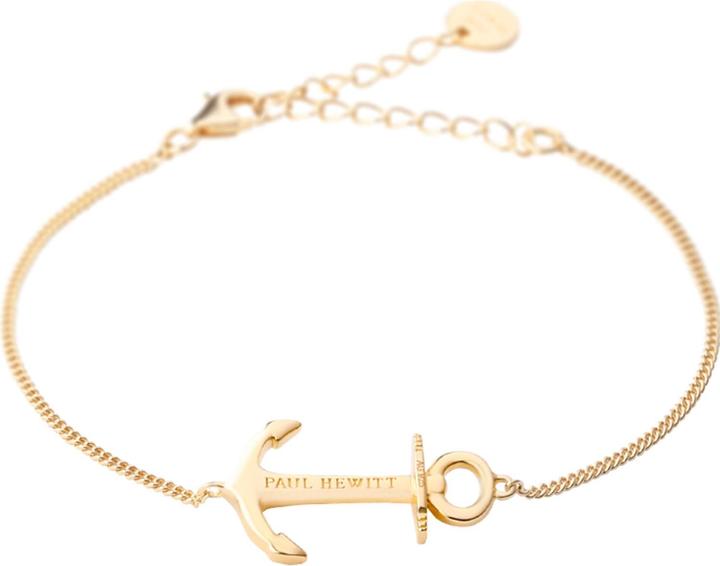 Paul Hewitt Bracelet Anchor Spirit 18K Plated Gold (15.50 cm, Silver)
