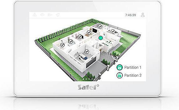 Produktbild Satel Keypad Touchscreen Integra/Int-Tsh2-W