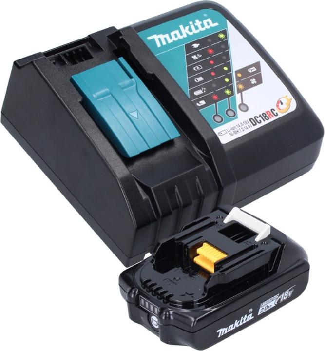 Image du produit Makita Kit Power Source 18 V avec 1x BL 1820 B batterie 2,0 Ah ( 197254-9 ) + chargeur DC 18 RC ( 195584 (18 V)