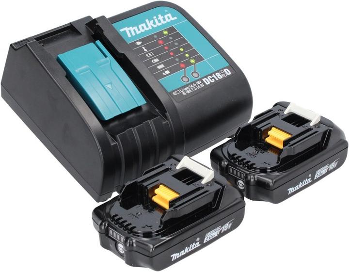 Image du produit Makita Kit Power Source 18 V avec 2x BL 1820 B batterie 2,0 Ah ( 2x 197254-9 ) + chargeur DC 18 SD ( 194 (18 V)