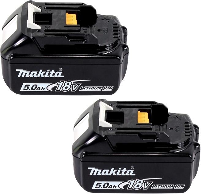 Produktbild Makita Power Source Kit 18 V mit 2x BL 1850 B 5,0 Ah Akku ( 197280-8 ) + DC 18 SH Doppel Ladegerät ( (18 V)