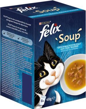 Actual product image Felix Soup (Adult, 6 pcs., 288 g)