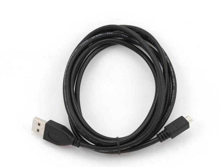 Produktbild Gembird Kabel micro USB 2.0 AM-MBM5P 3m- Laden- Übertragung- schwarz (3 m, USB 2.0)