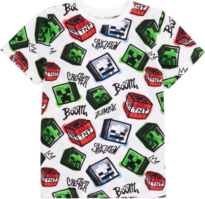 Produktbild Minecraft Childrens/Kids Creeper T-Shirt (Pack of 2) (146, 152)