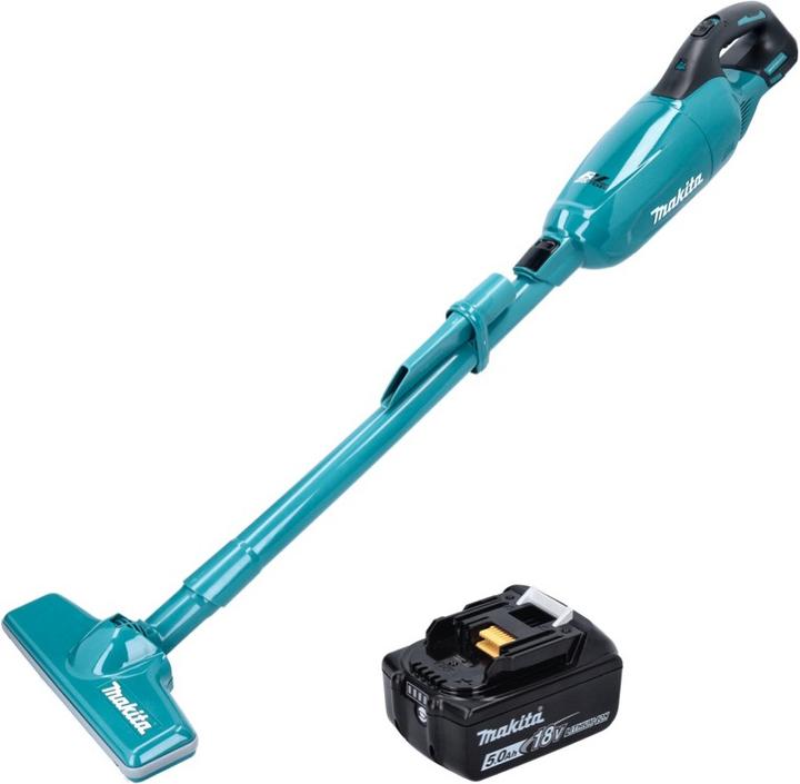 Image du produit Makita DCL 280 FT1 Aspirateur sans fil 18 V Brushless + 1x batterie 5,0 Ah - sans chargeur