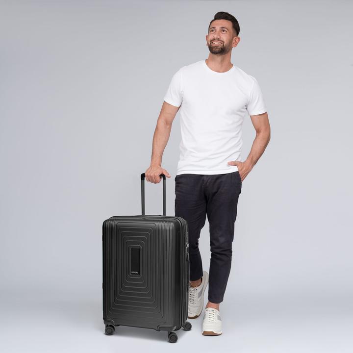 Immagine prodotto Redolz Essentials 14 trolley a 4 ruote da 65 cm con piega ad espansione (81 l, M (50 - 90l))