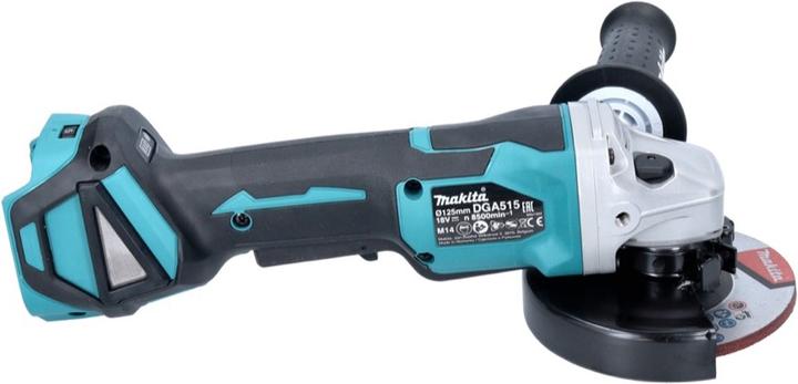 Produktbild Makita DGA 515 RA Akku Winkelschleifer 18 V 125 mm Brushless + 2x Akku 2,0 Ah + Ladegerät
