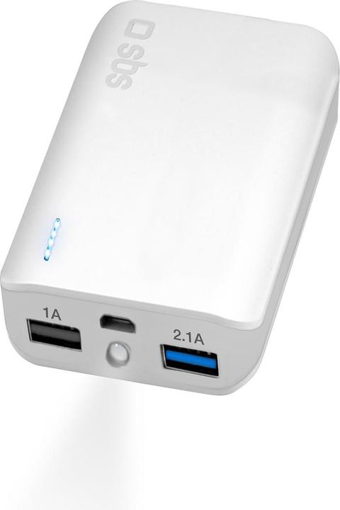 Produktbild SBS Powerbank mit Schnellladung und 10000 mAh (10000 mAh, 37 Wh)