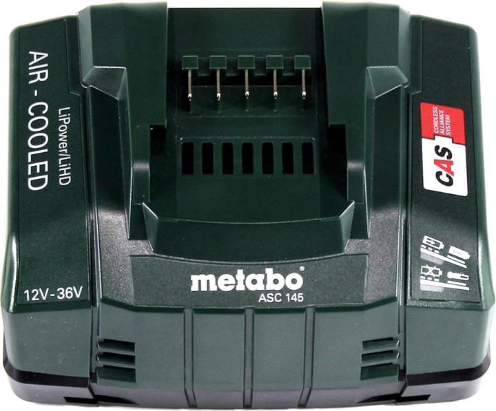 Image du produit Metabo Kit de base 1x bloc batterie Li-Power 18 V 4,0 Ah CAS Li-Ion ( 625027000 ) + ASC 145 Rapide La (18 V)