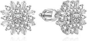 Actual product image Agato Sparkling silver earrings AGUP3549S