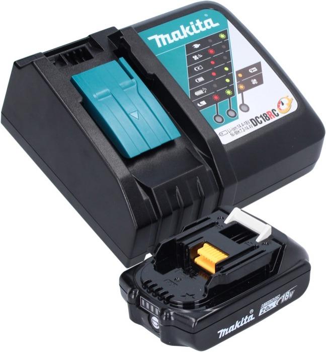 Image du produit Makita PWR 180 RA1J Batterie tournevis à cliquet 18 V 47.5 Nm 1/4" 3/8" + 1x batterie 2.0 Ah + chargeur + (1/4")