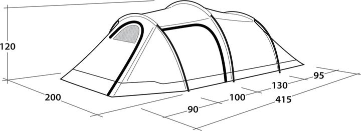 Immagine prodotto Outwell Earth 3 Plus (Tenda a tunnel, 5.50 kg, 3 persone)