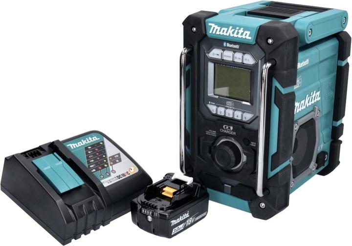 Image du produit Makita DMR 301 RF1 Radio de chantier sans fil 12 V max - 18 V DAB / DAB+ / Bluetooth + 1x batterie 3,0 Ah (AM, FM, DAB+ DAB, DAB, Bluetooth)