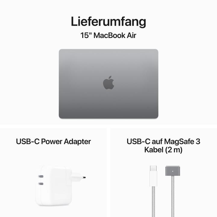 Produktbild Apple MacBook Air – 2024 (15", M3, 24 GB, 512 GB, DE)