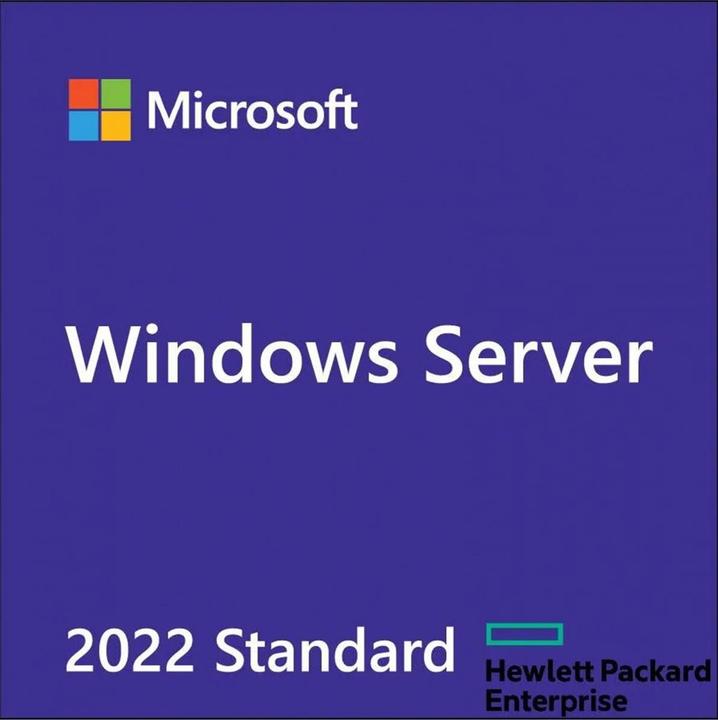 HPE OS Windows Server 2022 (16-Core) Standard ROK (DE/FR/IT/EN), no CALs (16 User, unbegrenzt)