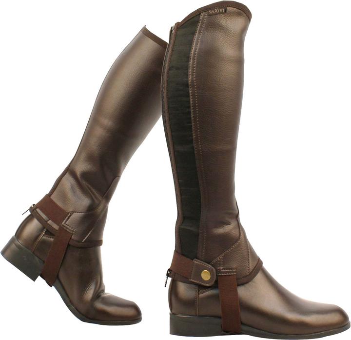 Actual product image Saxon Equileather Half Chaps (XS)