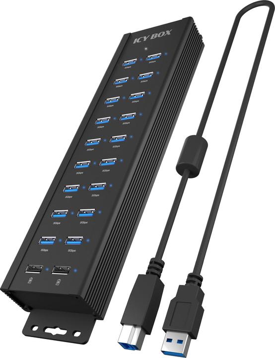Immagine prodotto Icy Box IB-HUB1720-U3 (USB-B, 20 Porti)