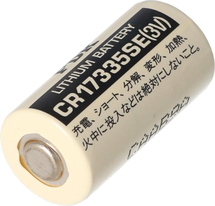 Actual product image FDK Battery Sanyo Lithium Battery CR17335 SE Size 2/3A, without solder tags CR17335SE (1 pcs., 2/3 A, 1800 mAh)
